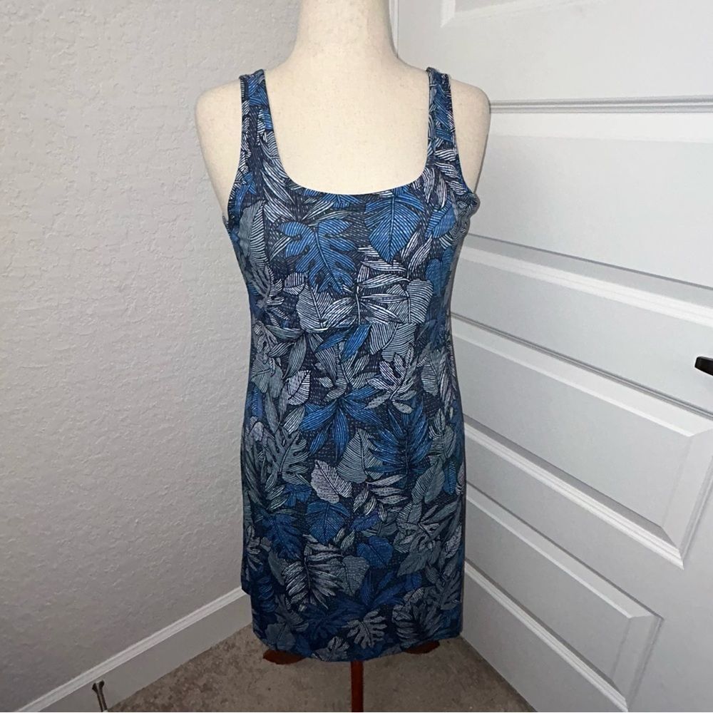 Columbia Omni PFG Freeze Advanced Leaf Print Sleeveless Dress